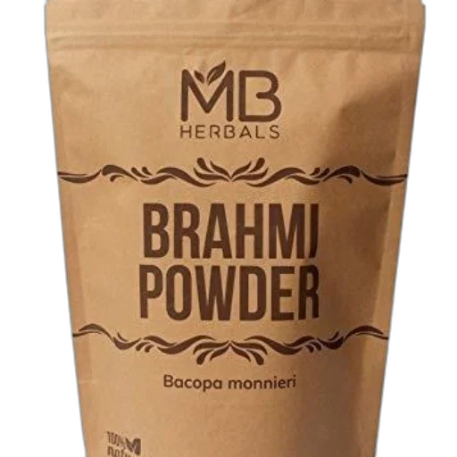 brown, bag, herbals, brahmi transparent PNG cut-out