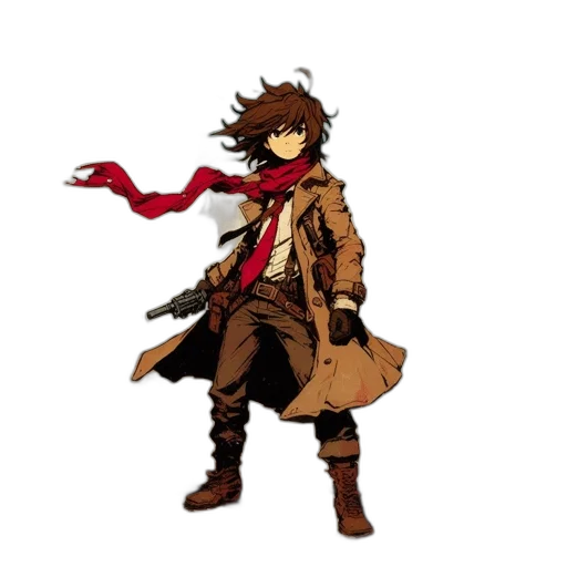 staff, jacket, weapon, sword transparent PNG cut-out