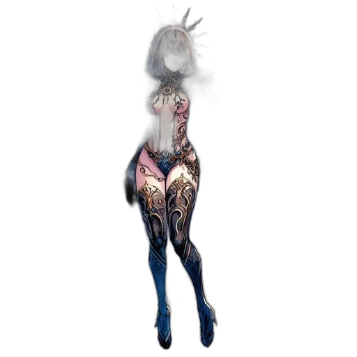 creature, animal, dress, hair transparent PNG cut-out