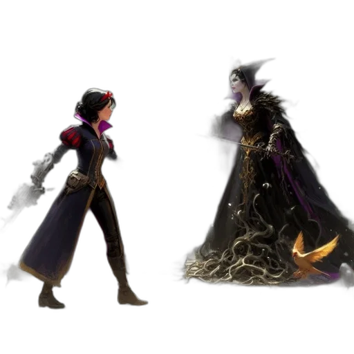 concept art, fantasy art, comic book art, pixel art transparent PNG cut-out