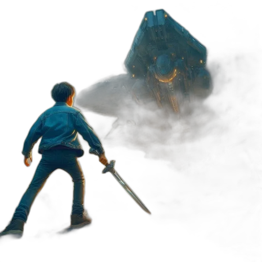 dragon, sword, creature, weapon transparent PNG cut-out