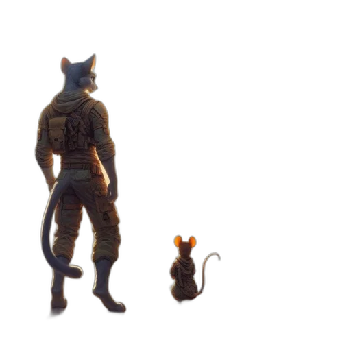animal, staff, creature, weapon transparent PNG cut-out