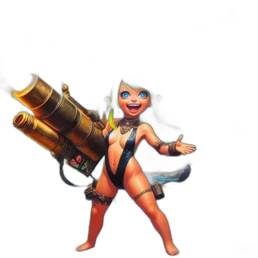 weapon, staff, robot, concept art transparent PNG cut-out