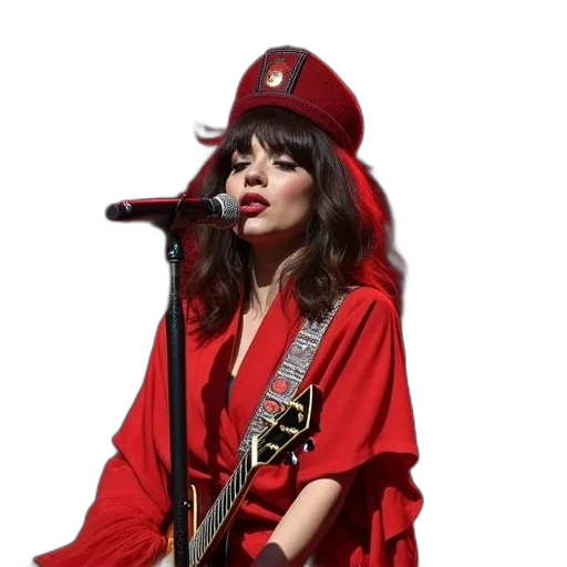 hat, jacket, dress, photorealistic transparent PNG cut-out