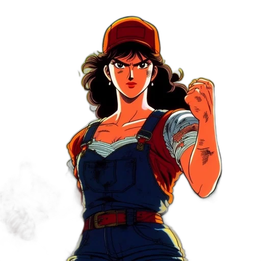 weapon, staff, hat, comic book art transparent PNG cut-out