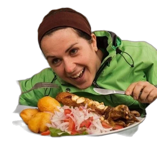 food, jacket, staff, creature transparent PNG cut-out