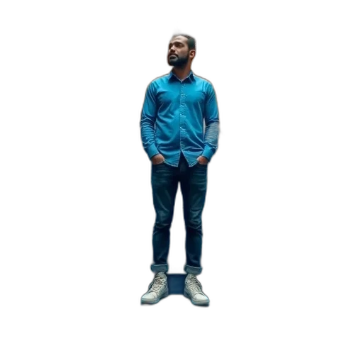jacket, staff, creature, animal transparent PNG cut-out
