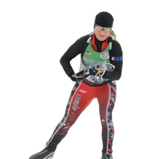 jacket, staff, female, biathlete transparent PNG cut-out