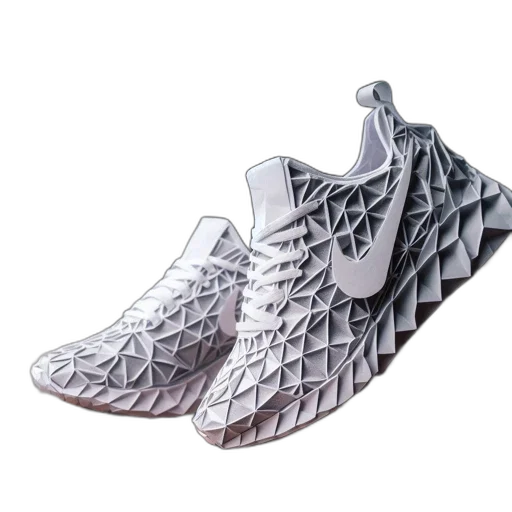 shoes, 3d render, photorealistic, monochrome transparent PNG cut-out