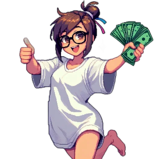 staff, pixel art, concept art, anime transparent PNG cut-out