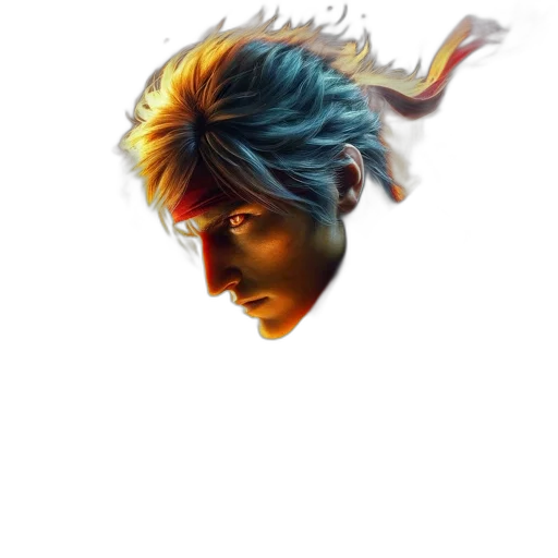 dragon, face, hair, mask transparent PNG cut-out