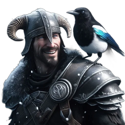 animal, dragon, sword, hat transparent PNG cut-out