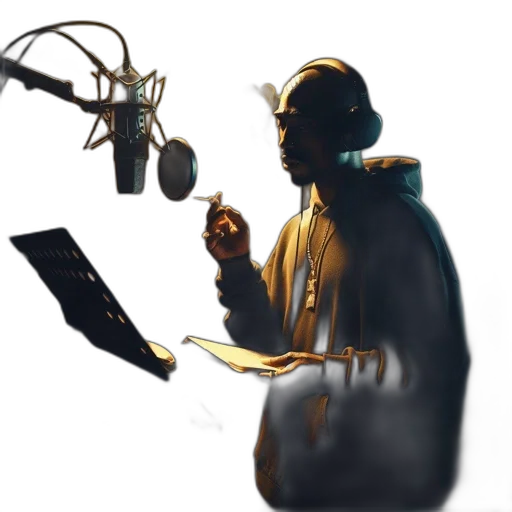 jacket, staff, robot, concept art transparent PNG cut-out