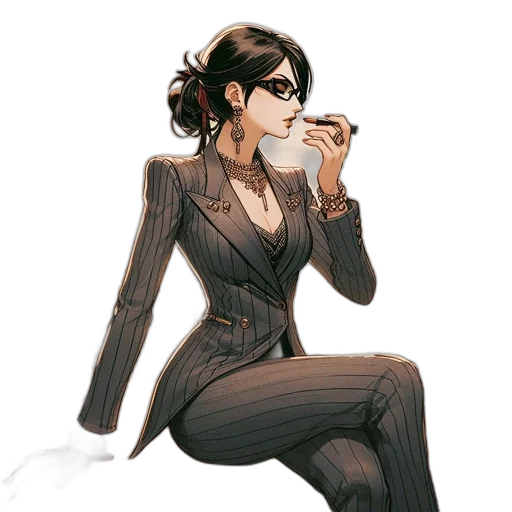 staff, dress, jacket, concept art transparent PNG cut-out