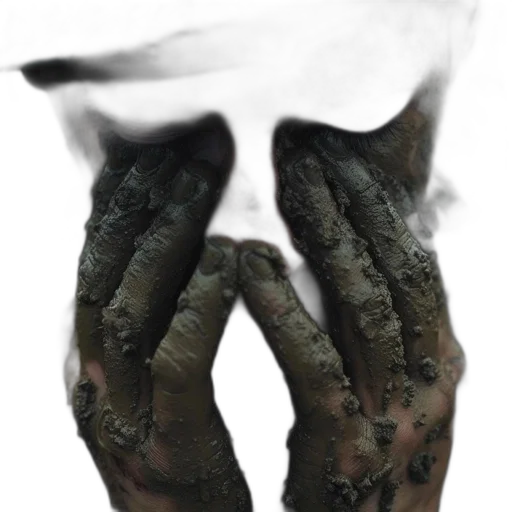 mask, face, creature, shoes transparent PNG cut-out