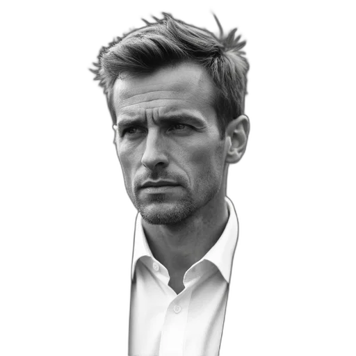 face, jacket, staff, hair transparent PNG cut-out
