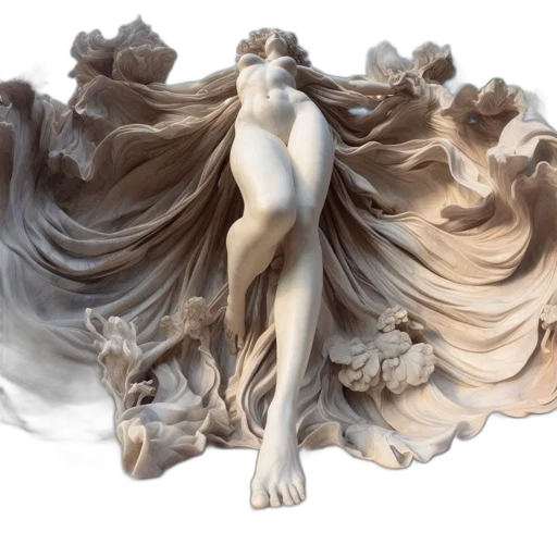 dress, 3d render, concept art, photorealistic transparent PNG cut-out