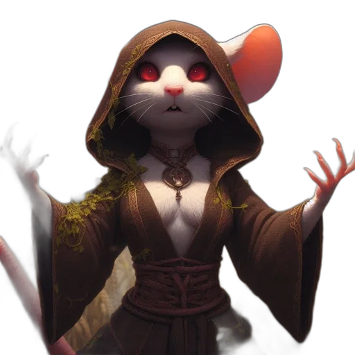 staff, mask, animal, creature transparent PNG cut-out