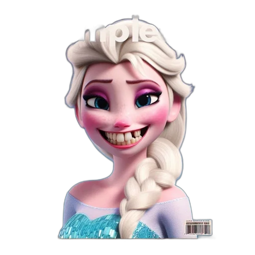 face, crown, jewelry, 3d render transparent PNG cut-out