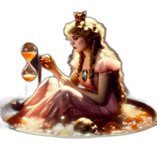 jewelry, crown, staff, fantasy art transparent PNG cut-out