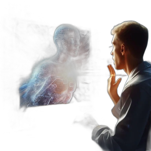 concept art, photorealistic, fog, tech-laden transparent PNG cut-out
