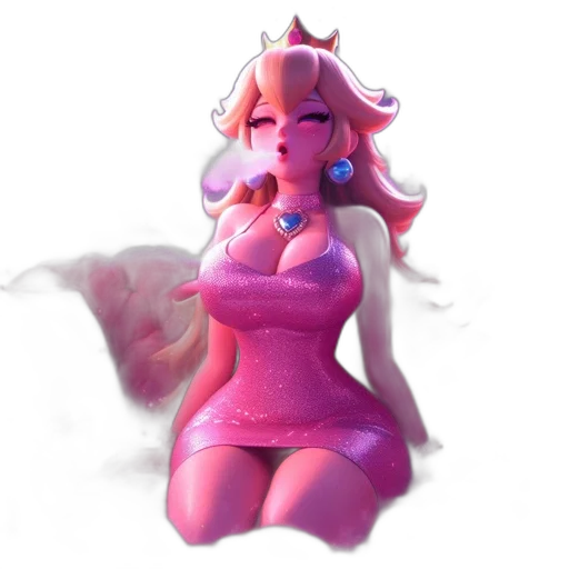 dress, mask, creature, crown transparent PNG cut-out