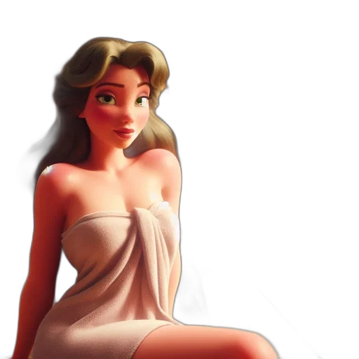 dress, concept art, fantasy art, 3d render transparent PNG cut-out
