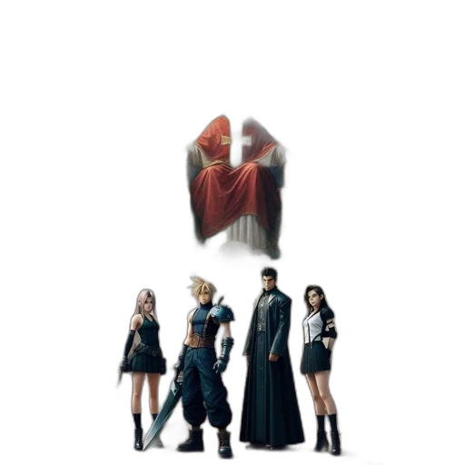 mask, jacket, umbrella, concept art transparent PNG cut-out