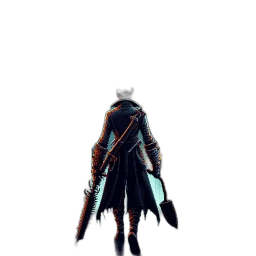sword, staff, weapon, jacket transparent PNG cut-out