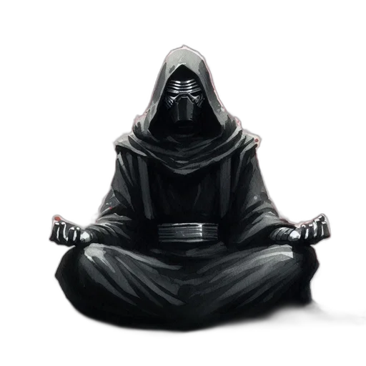 mask, staff, concept art, comic book art transparent PNG cut-out