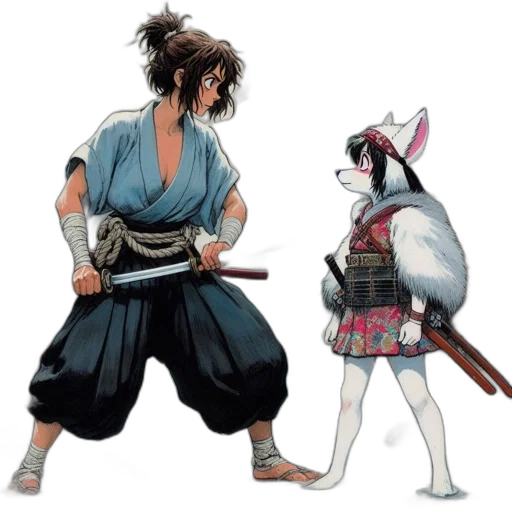 concept art, fantasy art, anime, comic book art transparent PNG cut-out
