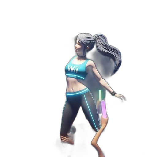 dress, robot, concept art, 3d render transparent PNG cut-out