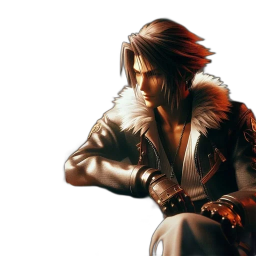jacket, sword, concept art, fantasy art transparent PNG cut-out