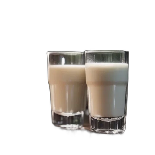 food, two, glasses, containing transparent PNG cut-out