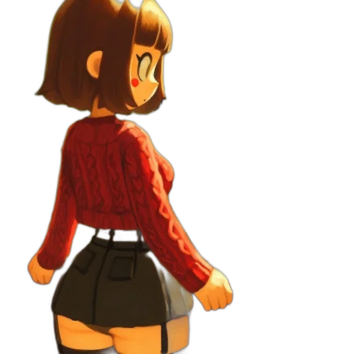 dress, jacket, robot, staff transparent PNG cut-out