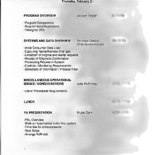 schedule, thursday, february, includes transparent PNG cut-out