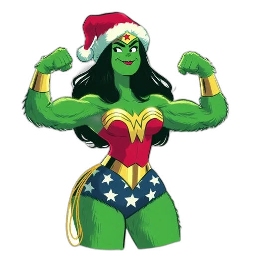 comic book art, concept art, cartoon, green-skinned transparent PNG cut-out