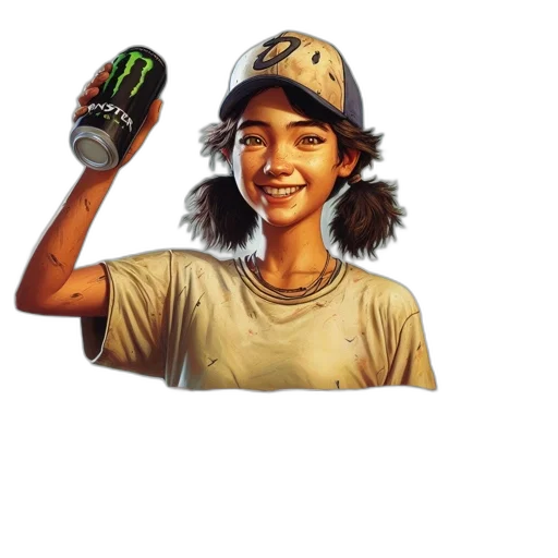 weapon, face, hat, creature transparent PNG cut-out