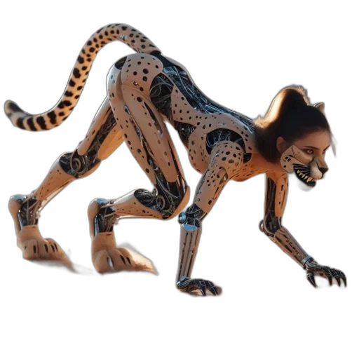 animal, creature, robot, dragon transparent PNG cut-out