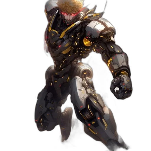 robot, weapon, creature, sword transparent PNG cut-out
