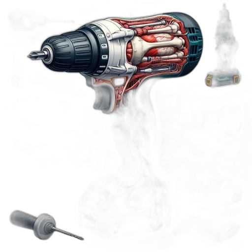 weapon, staff, robot, concept art transparent PNG cut-out