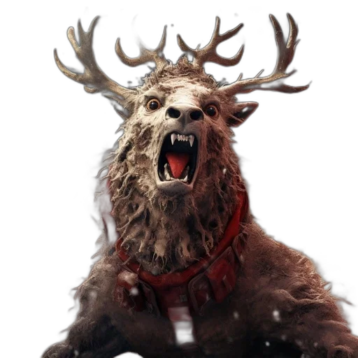 animal, creature, face, fantasy art transparent PNG cut-out