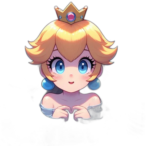 crown, staff, face, dress transparent PNG cut-out