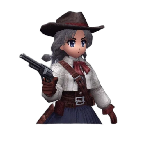 weapon, staff, hat, jacket transparent PNG cut-out