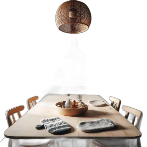 furniture, 3d render, concept art, earth tones transparent PNG cut-out