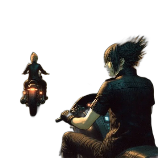 weapon, mask, hair, concept art transparent PNG cut-out