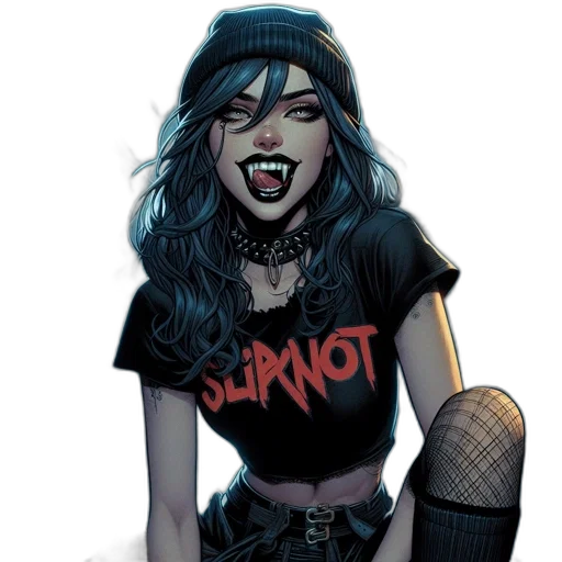 comic book art, concept art, cartoon, cyberpunk transparent PNG cut-out