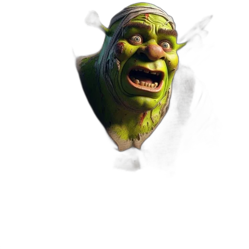 face, creature, mask, staff transparent PNG cut-out