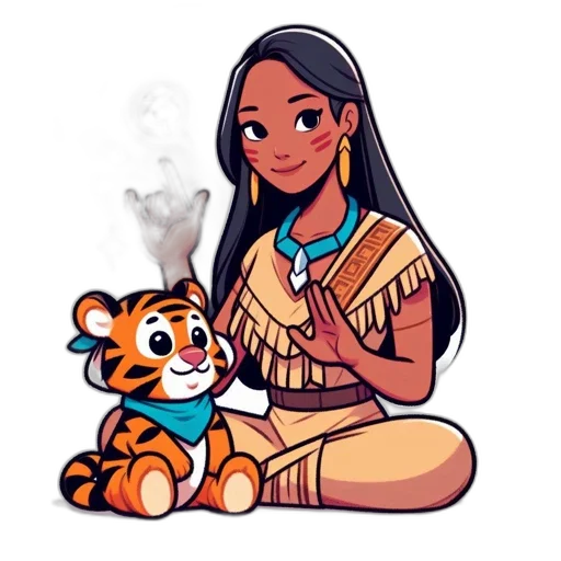 pixel art, concept art, cartoon, fantasy art transparent PNG cut-out