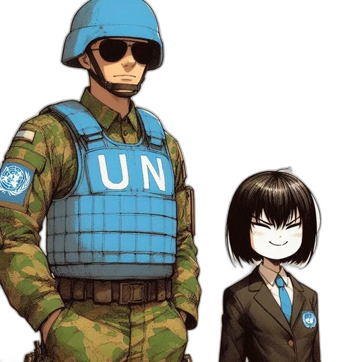 jacket, weapon, mask, concept art transparent PNG cut-out
